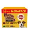 Pedigree Wet Dog Food Pouches Mixed Selection In Gravy 40 X 100g -Pet Dog Shop pedigree dog mixed selection in gravy beef lamb liver duck mix front 40x100g